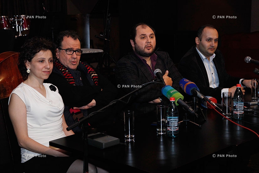 Пресс-конференция, посвященная совместному концерту  Национального камерного оркестра Армении и известного аккордеониста Ришара Гальяно