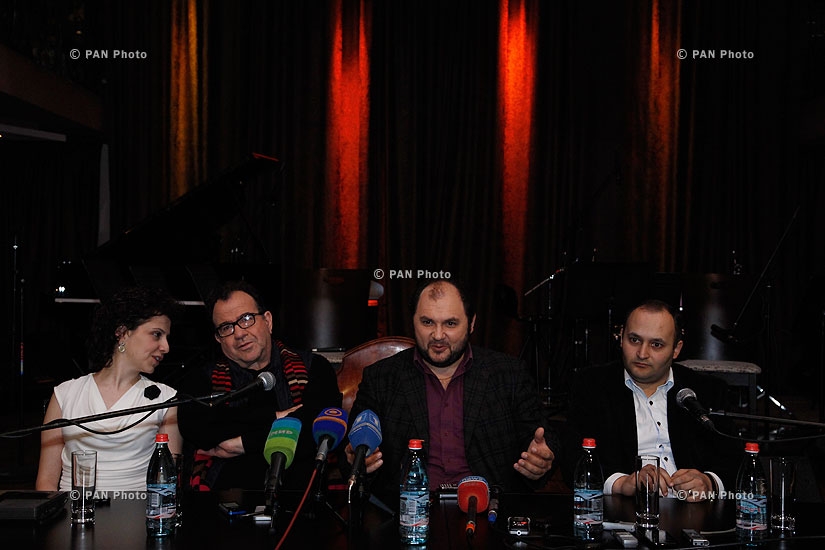 Пресс-конференция, посвященная совместному концерту  Национального камерного оркестра Армении и известного аккордеониста Ришара Гальяно