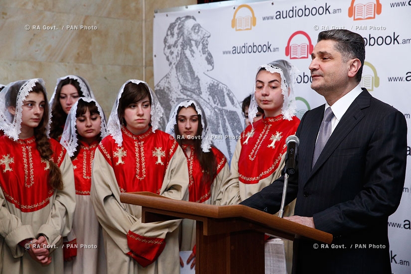 Presentation of largest Armenian audio book library audiobook.am