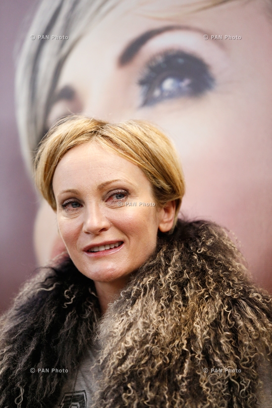 Press conference of French singer Patricia Kaas