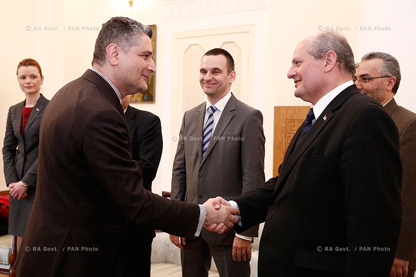 Правителцство РА: Премьер-министр Тигран Саркисян принял министра иностранных дел Республики Сербия Ивана Мркича
