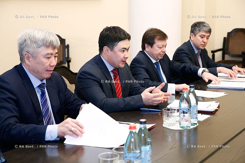 Правительство РА: Премьер-министр Тигран Саркисян принял делегацию, возглавляемую членом коллегии Евразийской экономической комиссии, министром Тимуром Сулеймановым