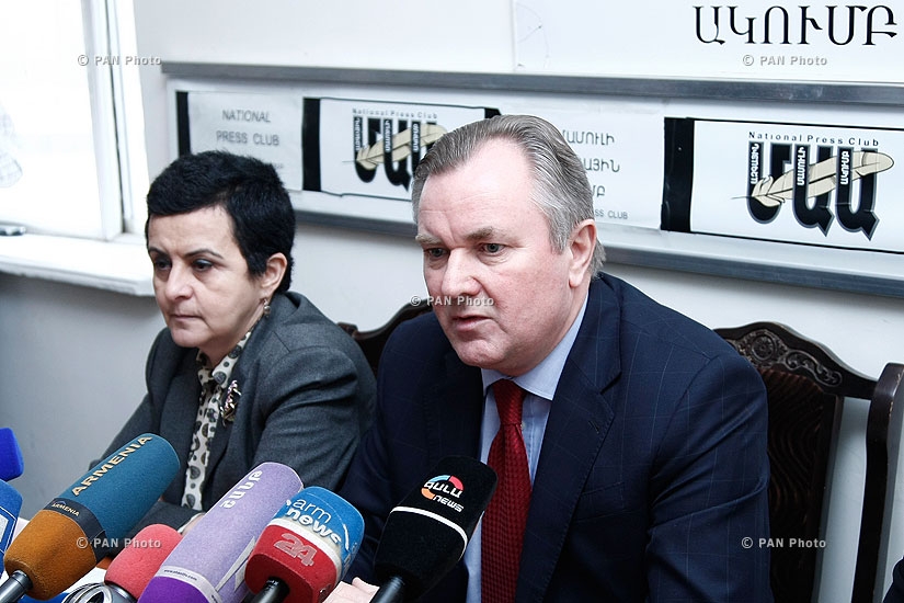 Press conference of Ivan Kukhta, Ambassador of Ukraine to Armenia