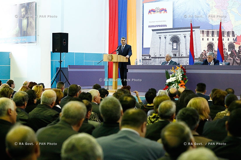 RA Govt.: Enlarged  meeting of Kotayk region Board