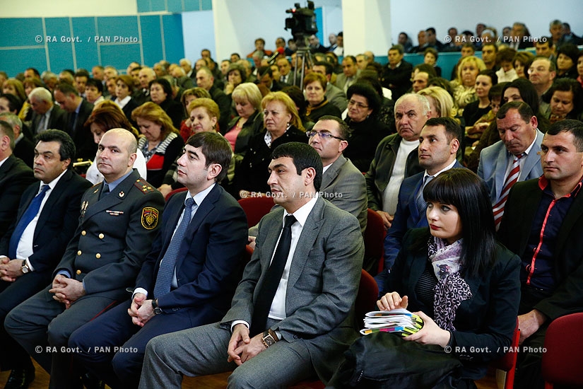 Правительство РА: Расширенное заседание совета Котайкской области