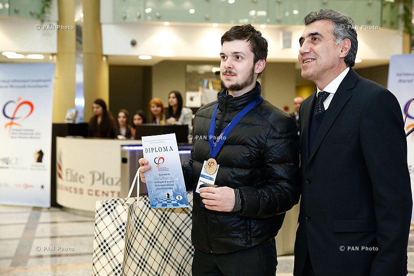 The 15th European Individual Chess Championship: Awarding ceremony