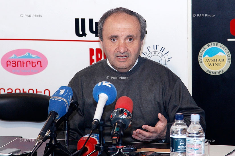 Press conference of Karabakh committee member Ashot Manucharyan 