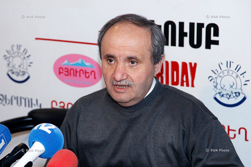 Press conference of Karabakh committee member Ashot Manucharyan 
