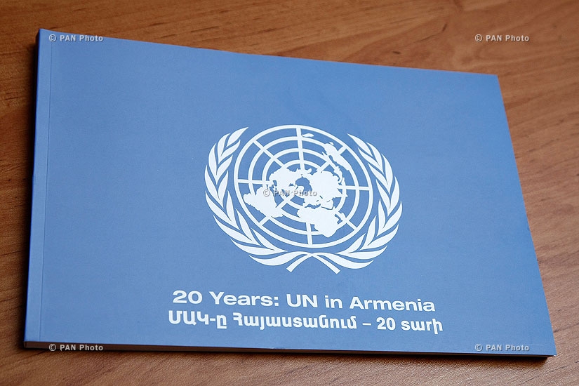Открытие уголка ООН в библиотеке Армянской государственной академии управления