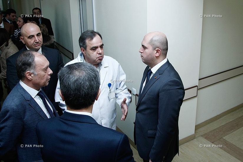 Министр образования и науки РА Армен Ашотян посетил больничный комплекс №1 «Гераци»