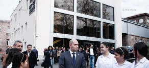 Министр образования и науки РА Армен Ашотян посетил больничный комплекс №1 «Гераци»