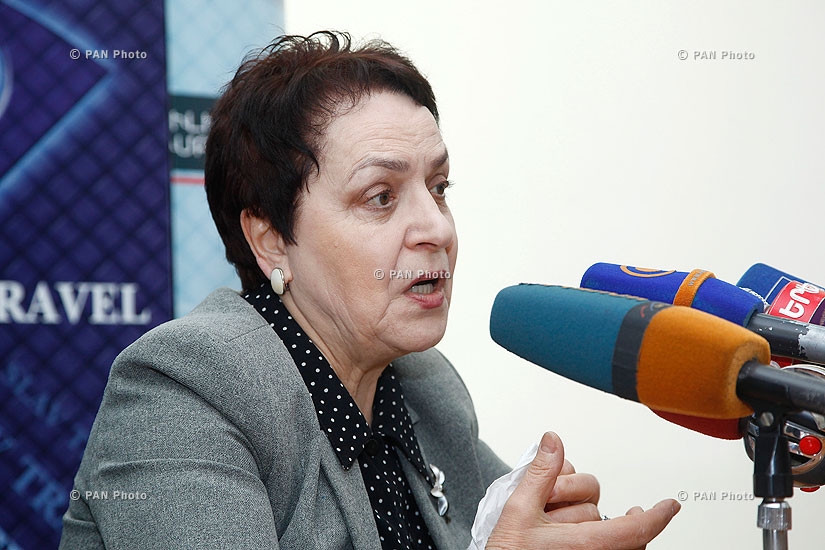 Пресс-конференция Первого защитник прав человека РА Ларисы Алавердян 