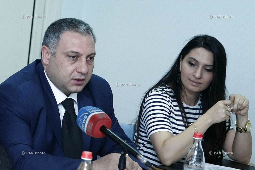 Press conference of representatives of Armenian Association of Professional Martial Artists