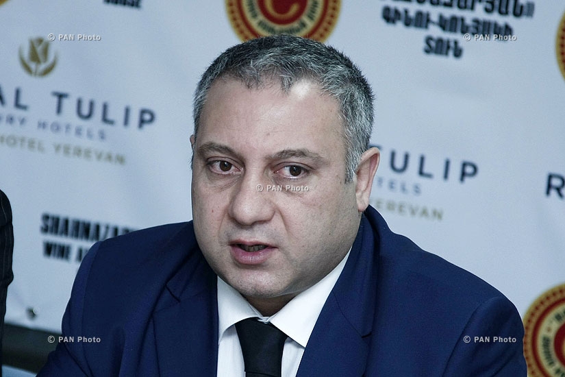 Пресс-конференция представителей Ассоциации профессиональных видов единоборств Армении
