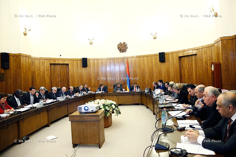 RA Govt.: Sitting of  Coordination Council of project entitled “Strategic long-term development program for 2012-25”