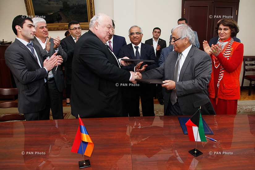 Между ЕГУ и Кувейтским университетом был подписан соглашение о взаимном сотрудничестве и обмене