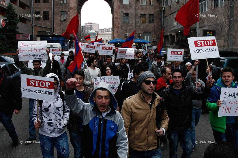 Protest in support of Kessab Armenians