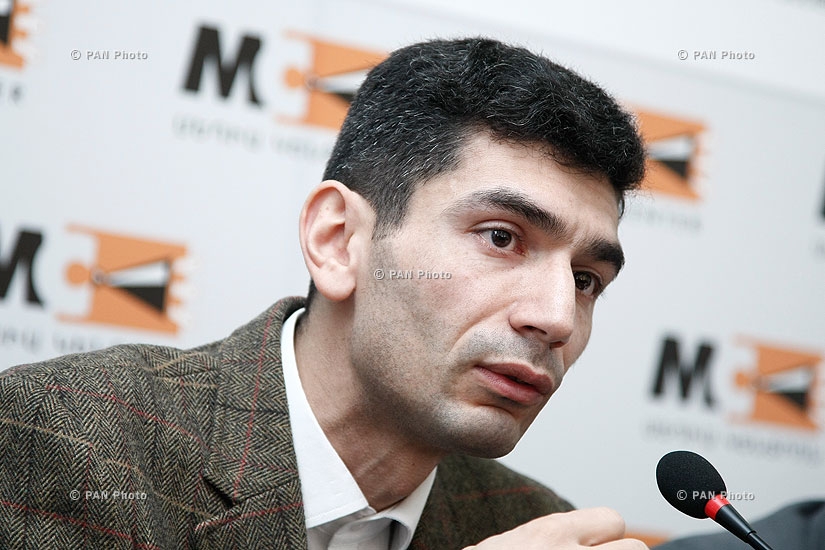 Press conference of NA deputies Tevan Poghosyan, Edmon Marukyan and turkologist Artak Shakaryan