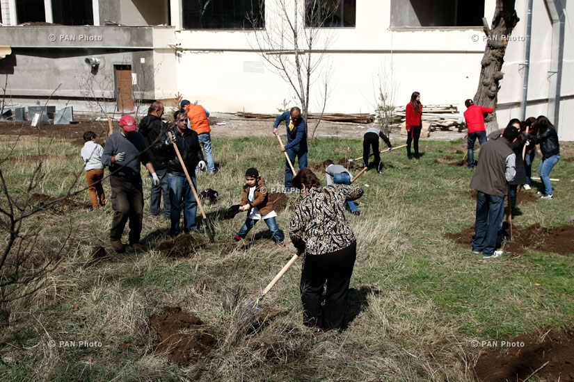 Birds day in Yerevan zoo and tree planting with VivaCell and FPWC
