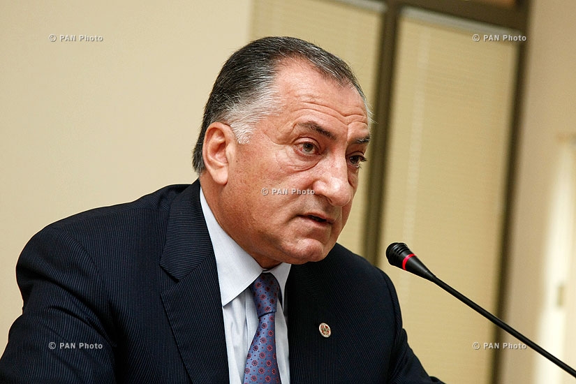 Press conference of Deputy Mayor of Yerevan Kamo Areyan
