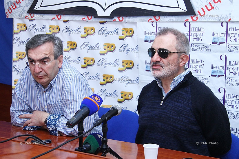 Пресс-конференция Алека Енигомшяна и Гагика Гиносяна