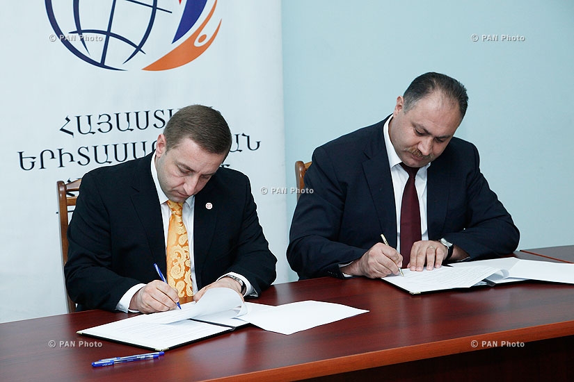 Молодежный фонд Армении и Фонд развития евразийского сотрудничества подписали соглашение о сотрудничестве
