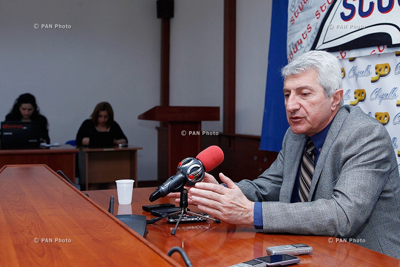 Пресс-конференция директора Национальной библиотеки Армении Тиграна Заргаряна