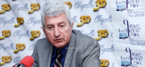 Press conference of the National Library's director Tigran Zargaryan