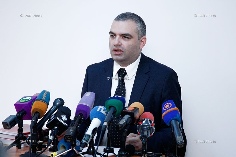 Press conference of Armenian Genocide Museum-Institute director Hayk Demoyan