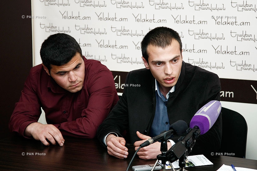 Press conference of Karine Danielyan, Aghvan Asoyan and Gor Alexanyan