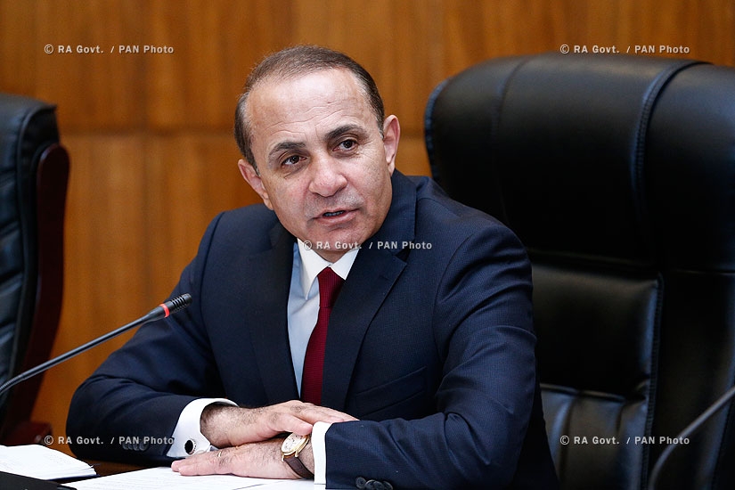 Правительство РА: Очередное заседание относительно работ, осуществляемых в связи со вступлением Армении в ТС и ЕЭП