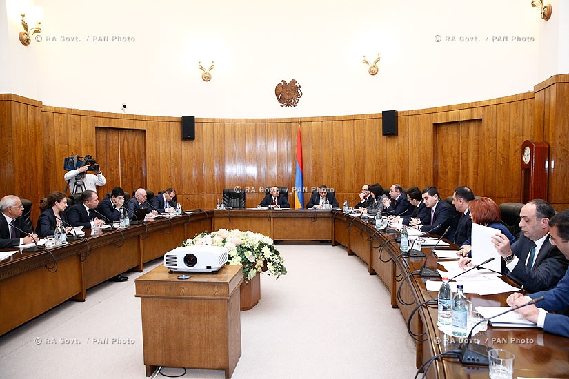 Правительство РА: Очередное заседание относительно работ, осуществляемых в связи со вступлением Армении в ТС и ЕЭП