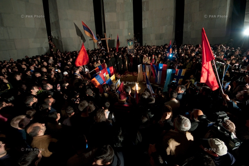 Հայոց ցեղասպանության 99 ամյակին նվիրված ջահերով երթը
