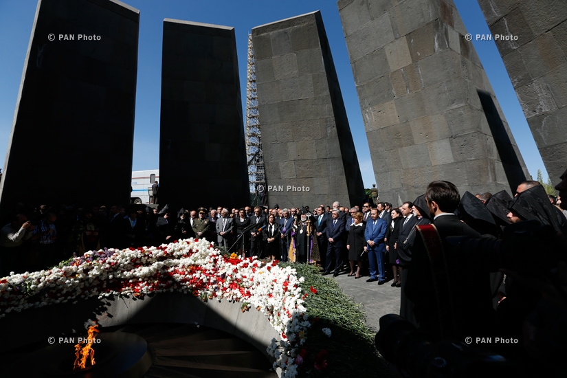 99-ая годовщина Геноцида армян в Цицернакаберде