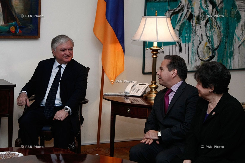 Министр иностранных дел Армении Эдвард Налбандян принял делегацию Конгресса США