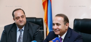 RA Govt.: Prime minister Hovik Abrahamyan introduces newly appointed Minister of Justice Hovhannes Manukyan