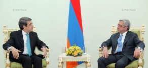 Посол Португалии в Армения Марио Годиньо де Матуш вручил верительные грамоты президенту Армении Сержу Саркисяну