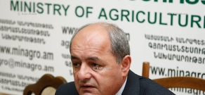 Press conference of RA Deputy minister of agriculture Garnik Petrosyan