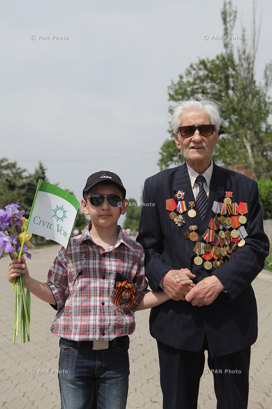Celebrations dedicated to WWII victory take place in Yerevan Victory Park