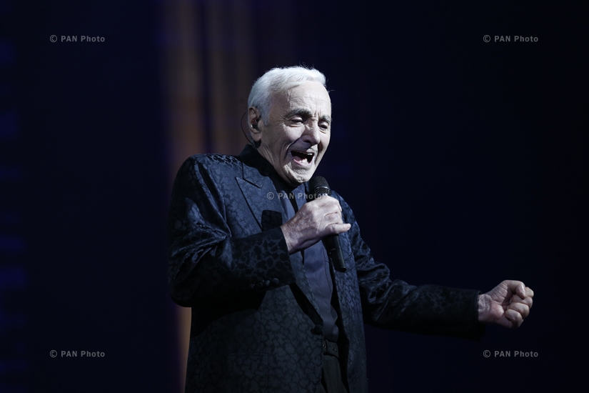 Concert of Charles Aznavour in Yerevan