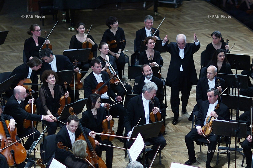 Բեռլինի պետական նվագախմբի  փորձը, հետնաբեմն ու համերգը դիրիժոր Դանիել Բարենբոյմի ղեկավարությամբ