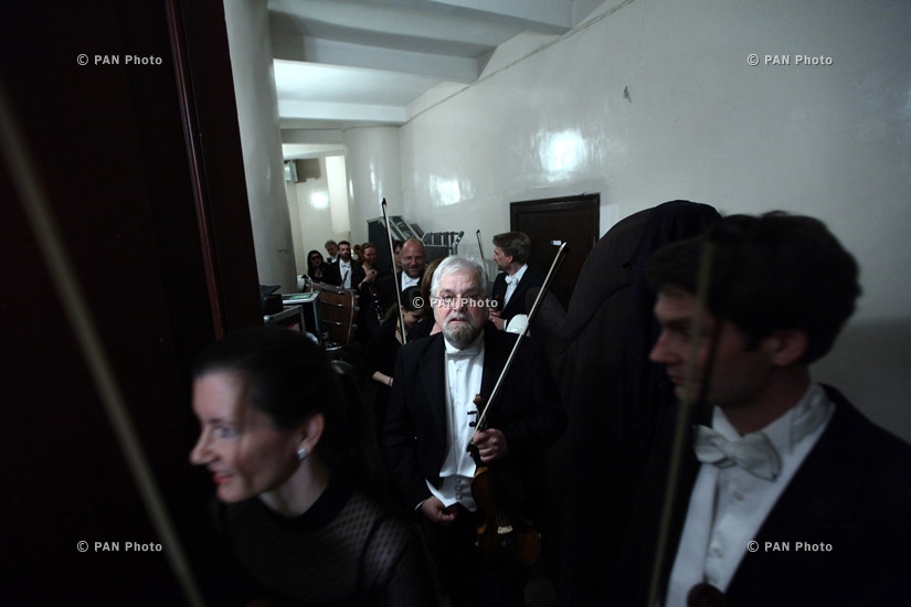  Rehearsal, backstage and concert of Berlin Staatskapelle with conductor Daniel Barenboim