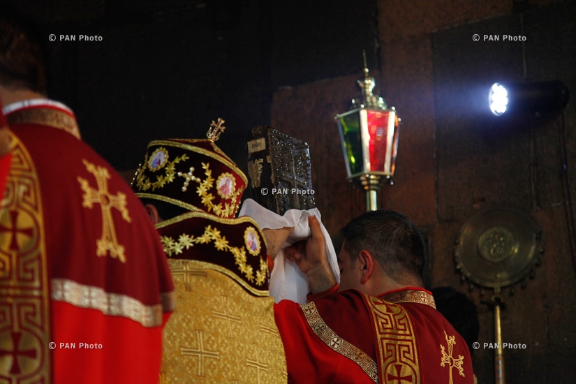 Մովսես Տաթևացի կաթողիկոսի մահվան հիշատակին նվիրված պատարագ Զորավոր Ս.Աստվածածին եկեղեցում