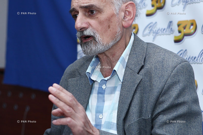 Press conference of Grigor Brutyan