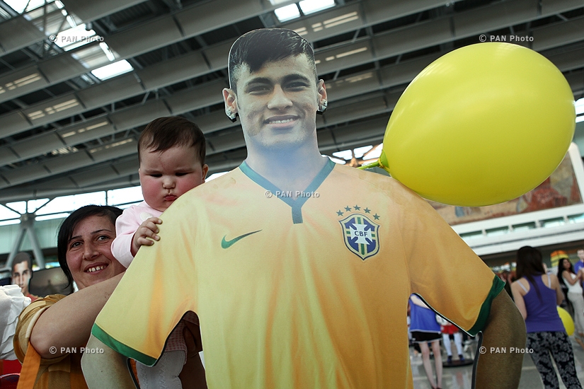 Праздничное мероприятие накануне чемпионата мира в Бразилии