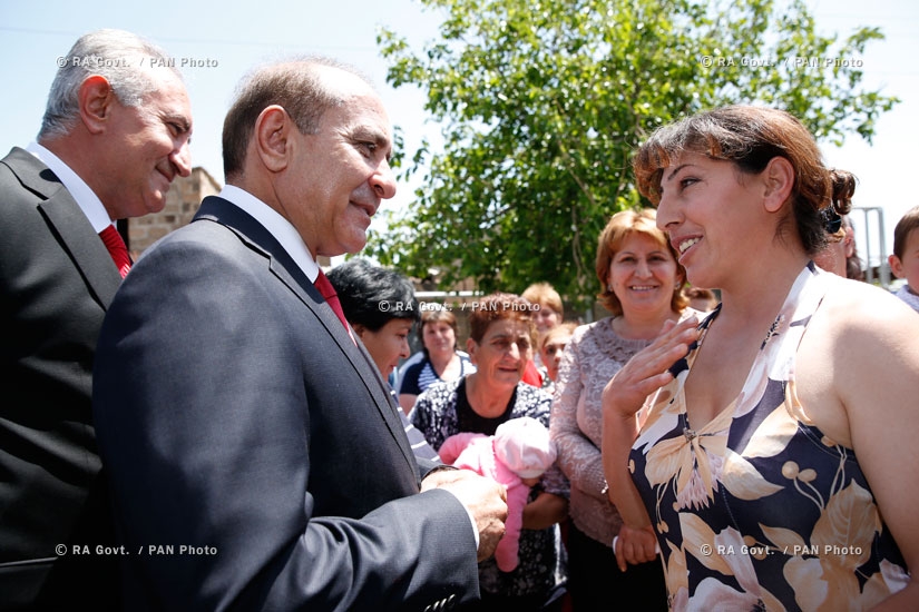 RA Govt.: Prime Minister Hovik Ahrahamyan visits Kosh Community 