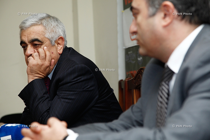 Press conference of Manvel Badeyan and Tevan Poghosyan