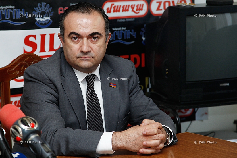 Press conference of Manvel Badeyan and Tevan Poghosyan