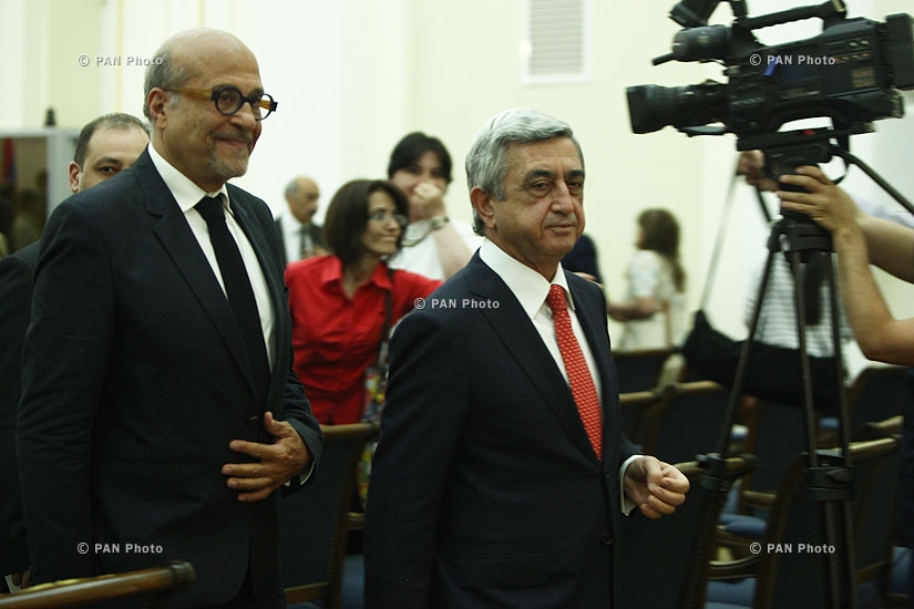 Состоялась церемония вручения премии Президента Армении за 2013 год