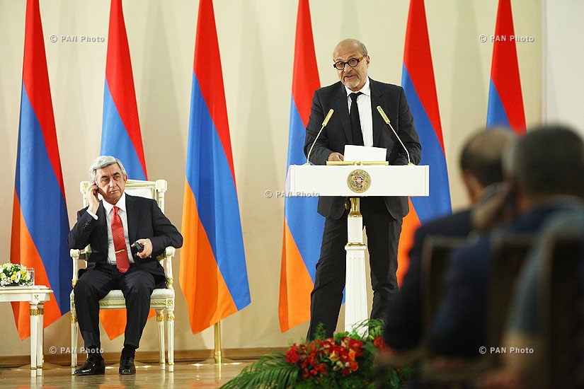 Состоялась церемония вручения премии Президента Армении за 2013 год